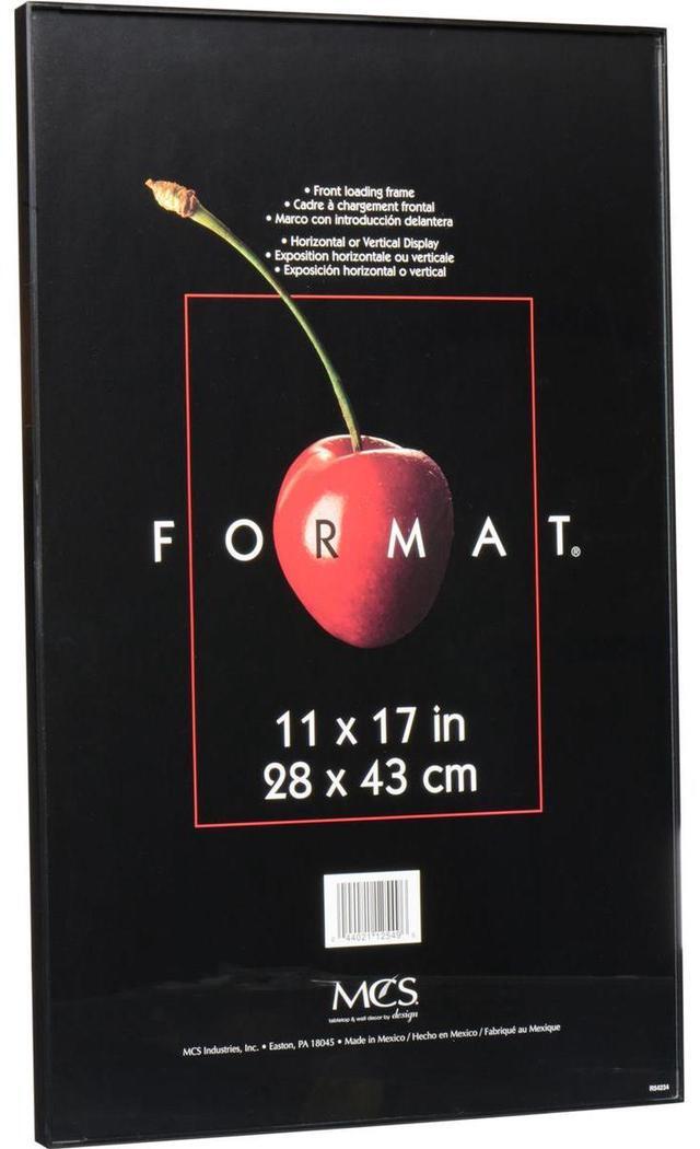 Alt view image 7 of 7 - MCS Plastic Format Frame for 11x17" Photograph, Black, 6-Case #12549 CS6