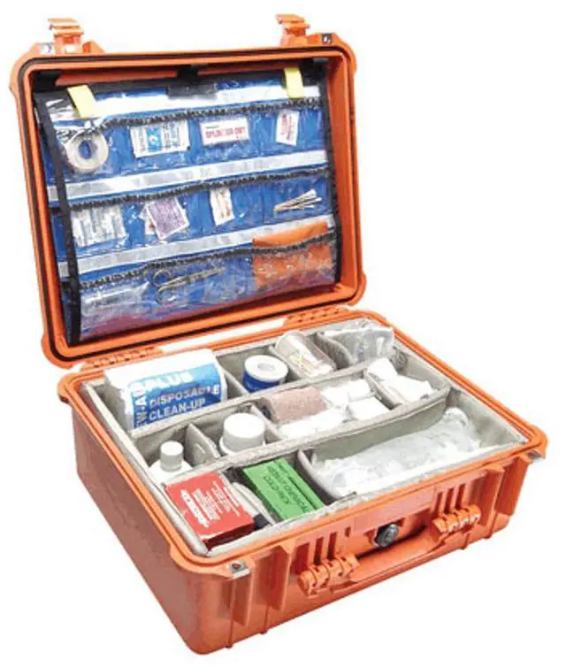 Alt view image 6 of 7 - Pelican 1550 EMS Organizer Watertight Hard Case #1550-005-150