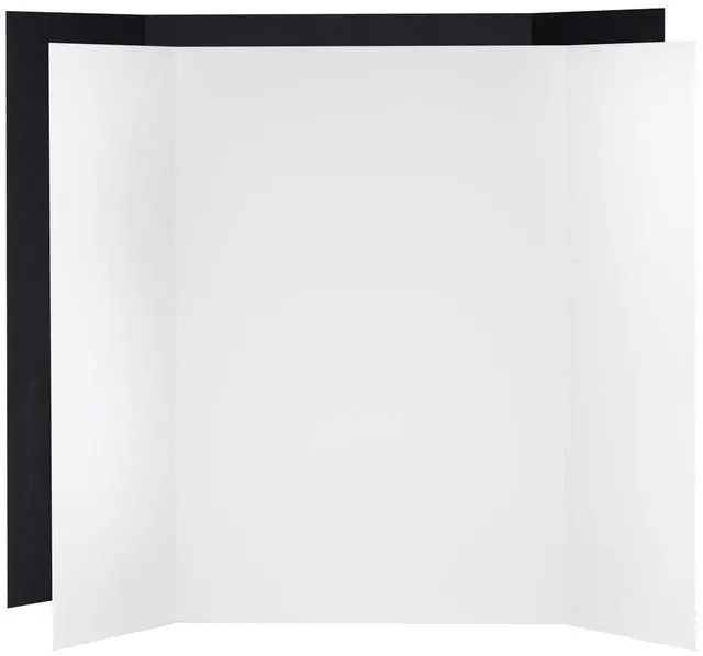 Main image of V-FLAT WORLD Tabletop V-Flat Large (3'x4'), 2-Pack, 1-White & 1-Black