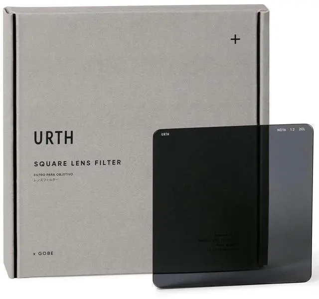 Alt view image 2 of 5 - Urth 100x100mm Square ND16 4-Stop Lens Filter Plus+ #USQP100ND16