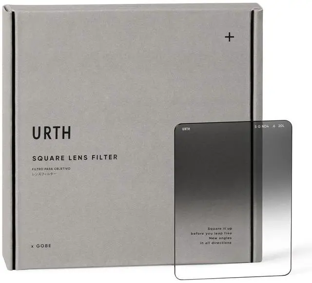 Alt view image 2 of 5 - Urth 75x100mm Square Soft Graduated ND4 2-Stop Lens Filter Plus+ #USQSGP75ND4