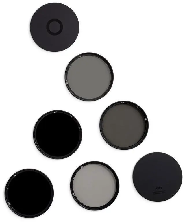 Alt view image 3 of 6 - Urth 43mm ND Coverage Kit Plus+ with ND2, ND4, ND8, ND64 & ND1000 Lens Filter