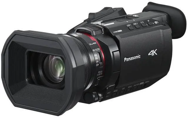 Alt view image 2 of 15 - Panasonic X1600 4K Camcorder for Directors, Wide Angle Telephoto Lens with 24x Zoom, Hybrid O.I.S., 4K High-Precision AF with Face Detection, Heat Dispersing Design, Wireless Controls - HC-X1600
