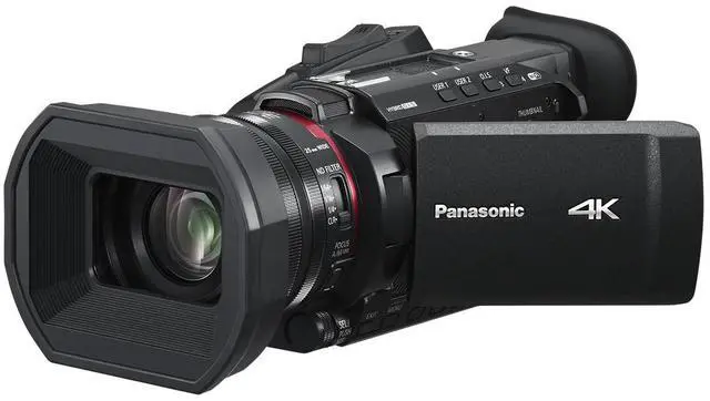 Alt view image 3 of 15 - Panasonic X1600 4K Camcorder for Directors, Wide Angle Telephoto Lens with 24x Zoom, Hybrid O.I.S., 4K High-Precision AF with Face Detection, Heat Dispersing Design, Wireless Controls - HC-X1600