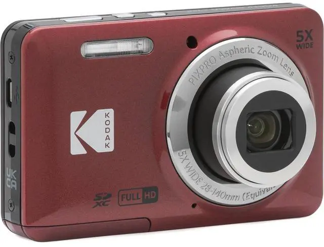 Alt view image 15 of 19 - Kodak PIXPRO FZ55 Friendly Zoom Digital Camera, Red #FZ55-RD