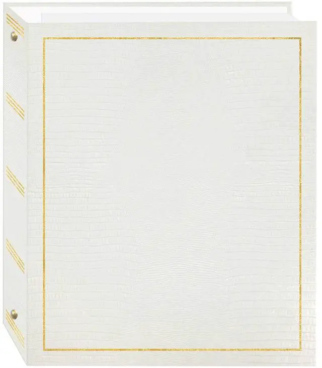 Alt view image 3 of 5 - Magnetic Self-Stick 3-Ring Photo Album 100 Pages (50 Sheets), White