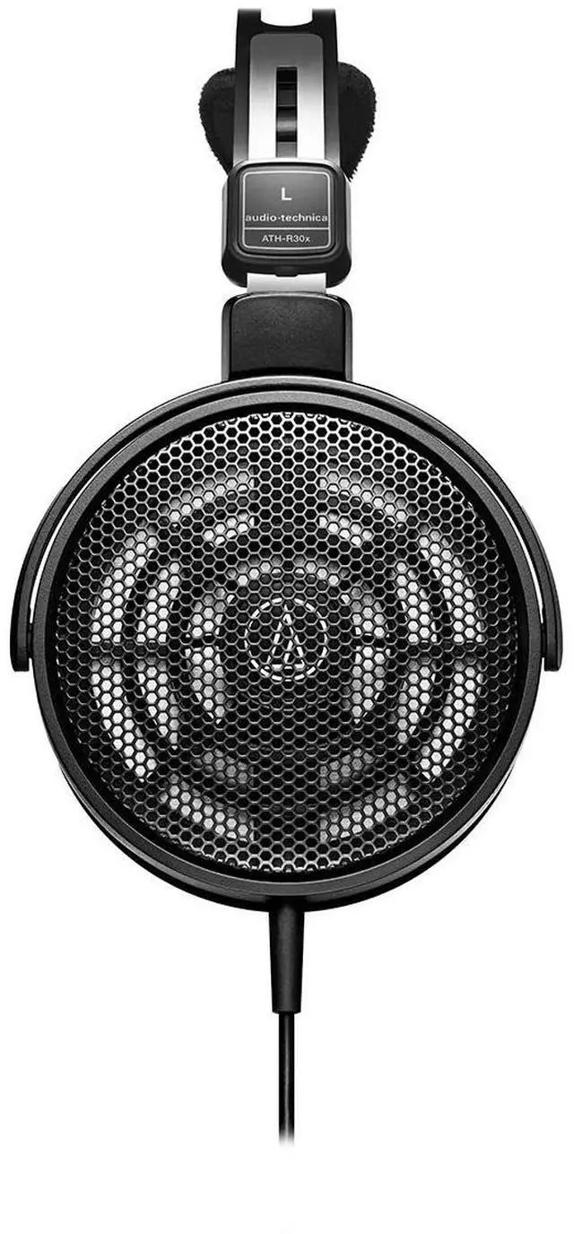 Alt view image 2 of 14 - Audio-Technica ATH-R30x Professional Over-Ear Open-Back Reference Headphones