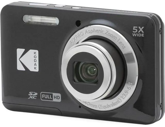 Alt view image 10 of 14 - Kodak PIXPRO Friendly Zoom FZ55 Digital Camera (Black)