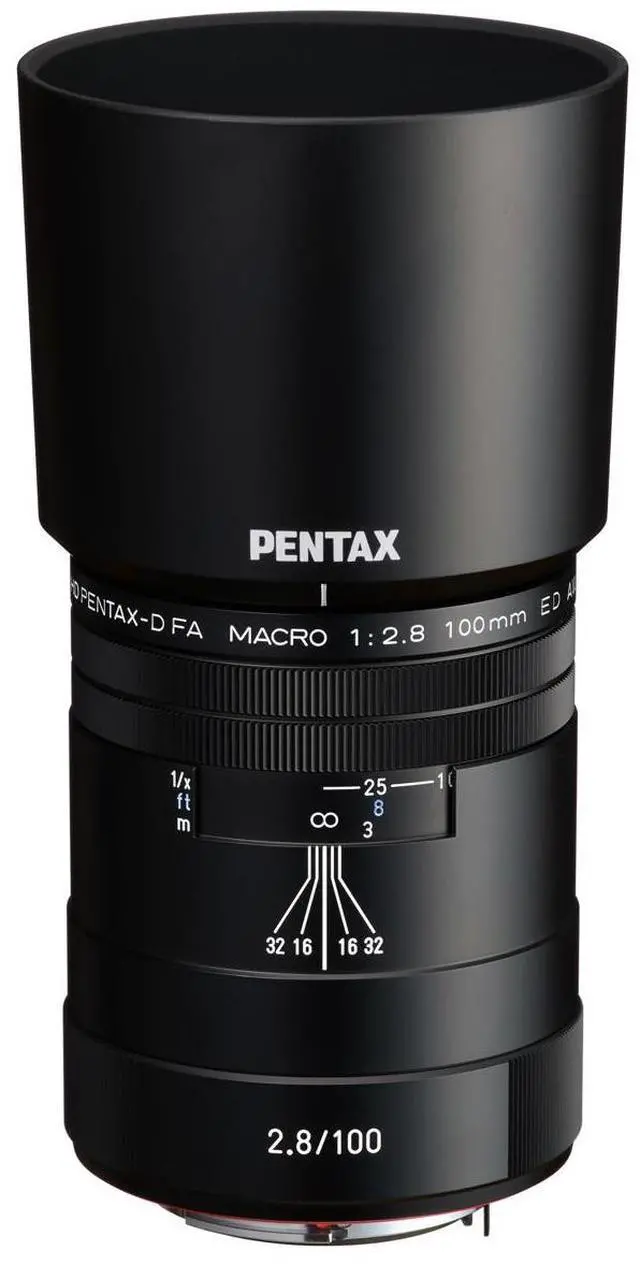 Main image of Pentax HD Pentax-D FA Macro 100mm f/2.8 ED AW Lens, Black