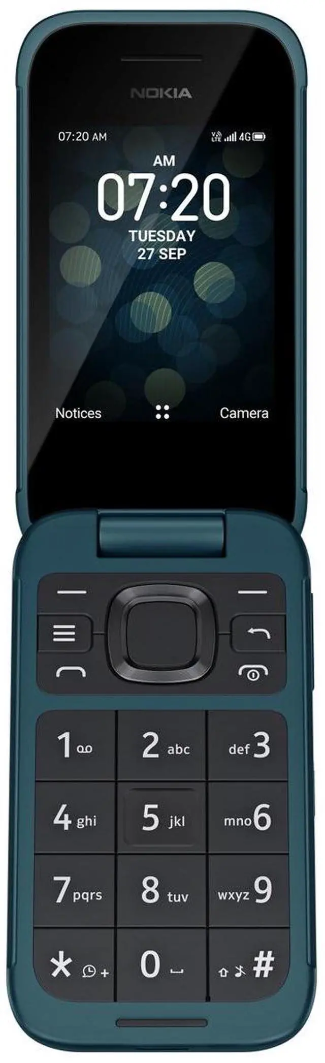 Alt view image 8 of 10 - NOKIA 2780 Flip TA-1420 GSM / Verizon Unlocked Flip Phone - Blue