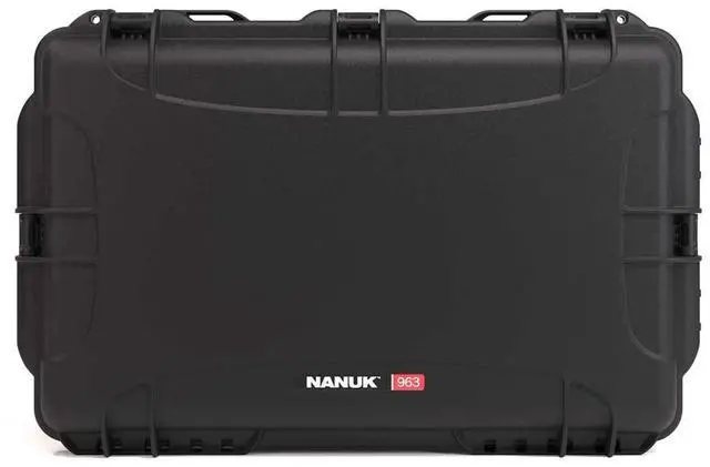Alt view image 6 of 6 - Nanuk Wheeled 963 Waterproof Hard Case w/Lid Organizer & Padded Dividers, Black