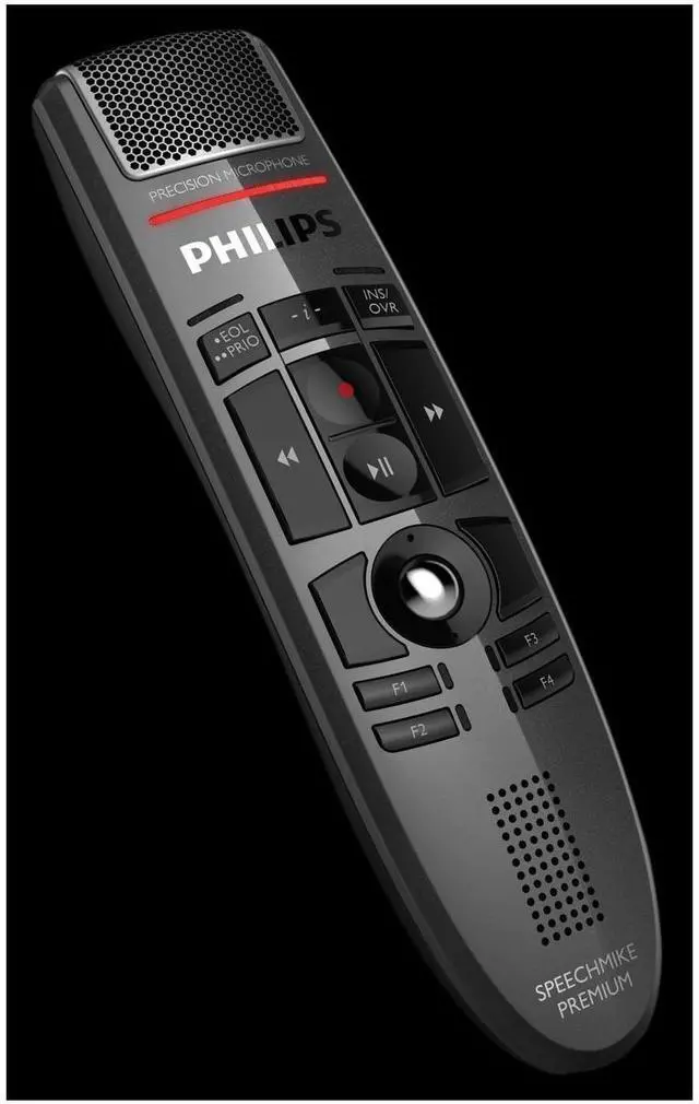 Alt view image 9 of 10 - Philips LFH3500 SpeechMike Premium USB Push Button Dictation Microphone