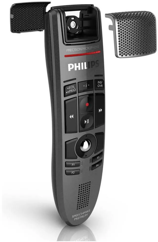 Alt view image 8 of 10 - Philips LFH3500 SpeechMike Premium USB Push Button Dictation Microphone