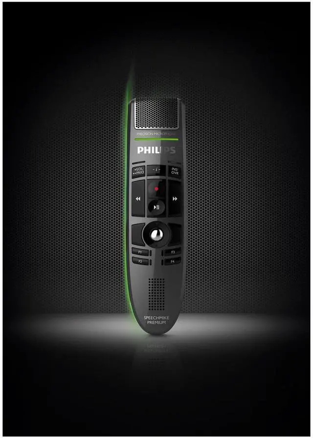 Alt view image 10 of 10 - Philips LFH3500 SpeechMike Premium USB Push Button Dictation Microphone