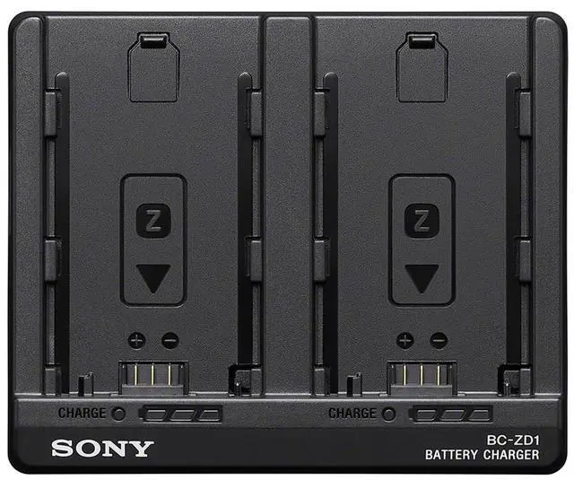 Alt view image 9 of 10 - Sony BC ZD1 Black Dual Battery Charger for Sony Z Battery Model NP FZ100