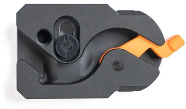 Alt view image 3 of 7 - Tether Tools TetherGuard LeverLock Plate and 15' USB-C Straight Cable, Orange