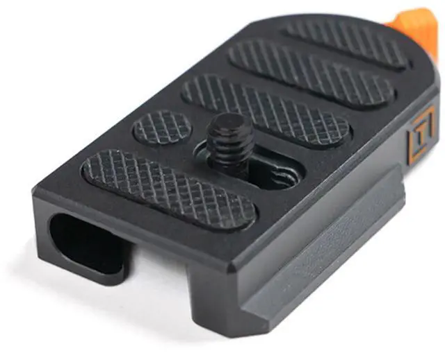 Alt view image 5 of 7 - Tether Tools TetherGuard LeverLock Plate and 15' USB-C Straight Cable, Orange