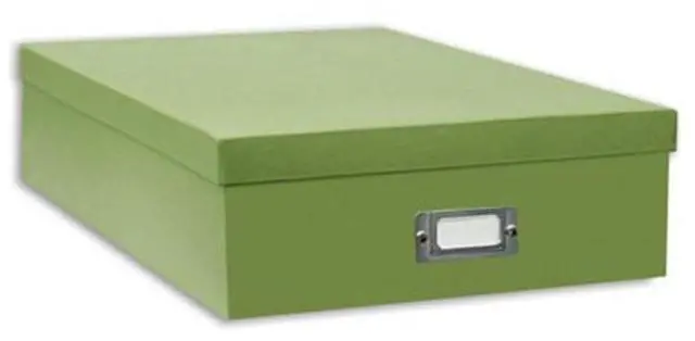 Main image of Pioneer OB12S SAGE GREEN Scrapbooking Box, 13.25x15x 4