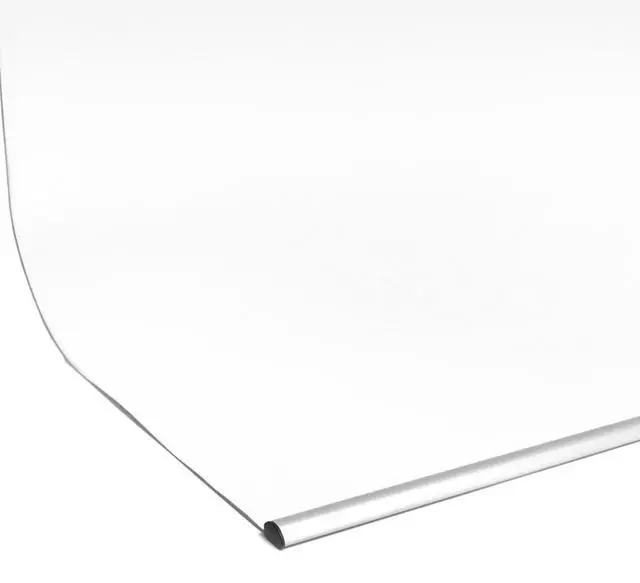 Alt view image 2 of 6 - Savage 86" Background Leader Bar with 86"x36' Super White Seamless Paper Backdrop