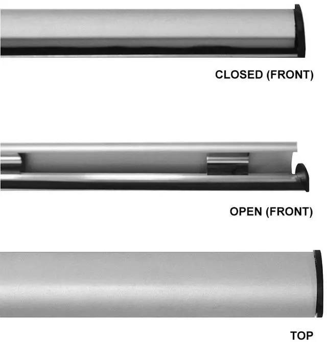 Alt view image 5 of 6 - Savage 86" Background Leader Bar with 86"x36' Super White Seamless Paper Backdrop
