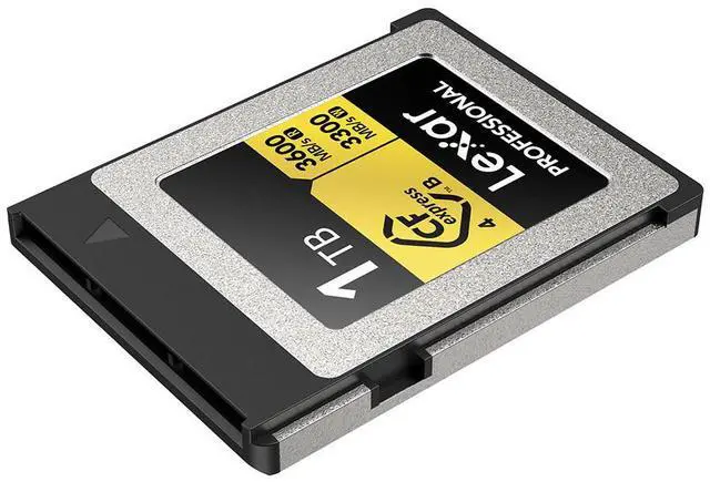 Alt view image 4 of 6 - Lexar 1TB Professional Gold CFexpress 4.0 Type B Card  LCXEXP4001T-RNENG