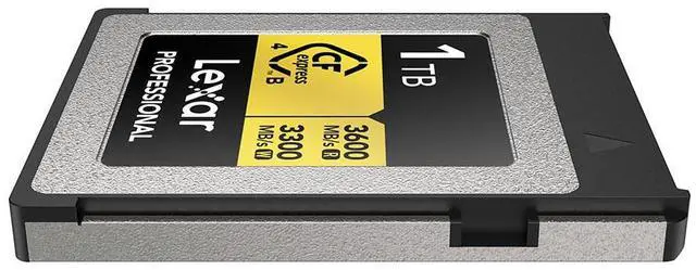 Alt view image 5 of 6 - Lexar 1TB Professional Gold CFexpress 4.0 Type B Card  LCXEXP4001T-RNENG