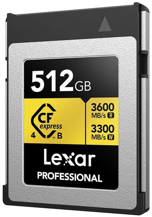 Alt view image 2 of 7 - Lexar Lexar 512GB Professional Gold CFexpress 4.0 Type B Card #LCXEXP4512G-RNENG