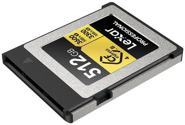 Alt view image 4 of 7 - Lexar Lexar 512GB Professional Gold CFexpress 4.0 Type B Card #LCXEXP4512G-RNENG