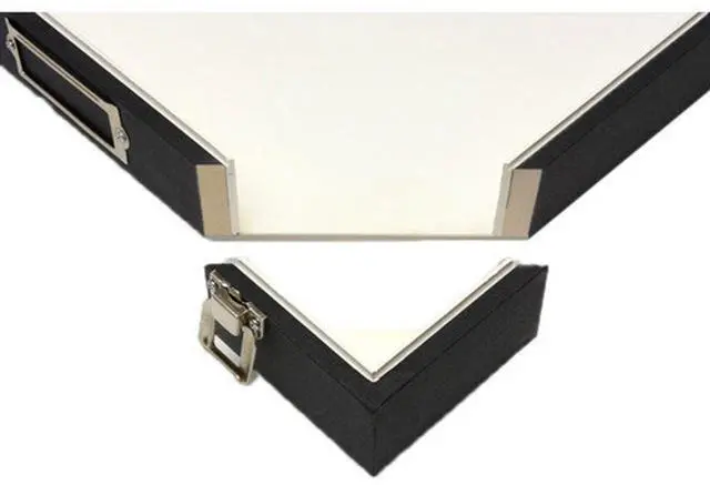 Alt view image 4 of 5 - Archival Methods Museum Case 30.5x40.5x2.5in, Bk/Wh #12-034