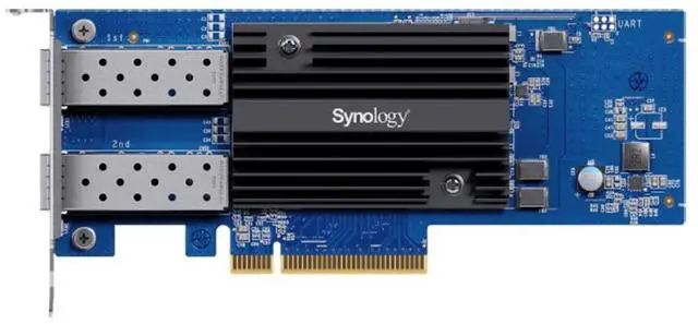 Alt view image 4 of 4 - Synology E10G30-F2 Dual-port 10GbE SFP+ PCIe 3.0 x8 add-in card for Synology systems