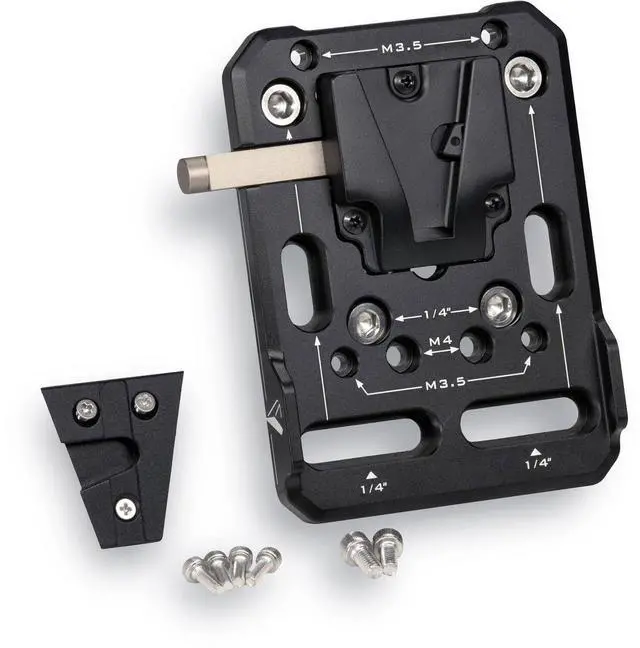 Main image of Tilta Tiltaing Mini V-Mount Battery Plate for Gimbals and Smaller Cameras, Black