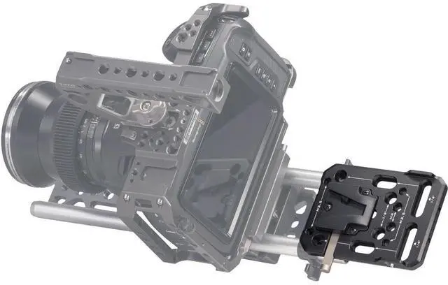 Alt view image 6 of 6 - Tilta Tiltaing Mini V-Mount Battery Plate for Gimbals and Smaller Cameras, Black