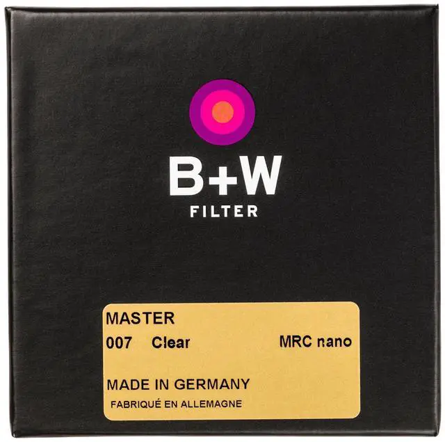 Alt view image 4 of 4 - B + W 67mm Master 007M Clear MRC Nano Filter #66-1101525