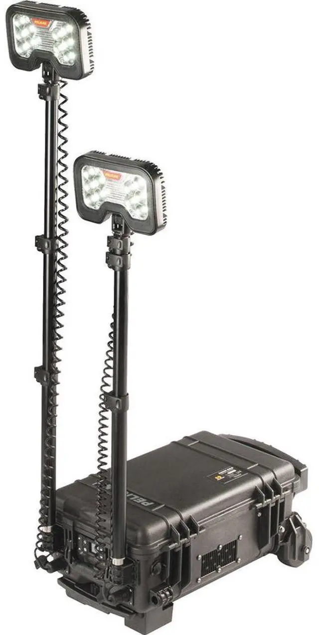 Alt view image 3 of 3 - Pelican 9460M Remote Area Lighting System, 2 Lamp Heads, Black #094600-0012-110