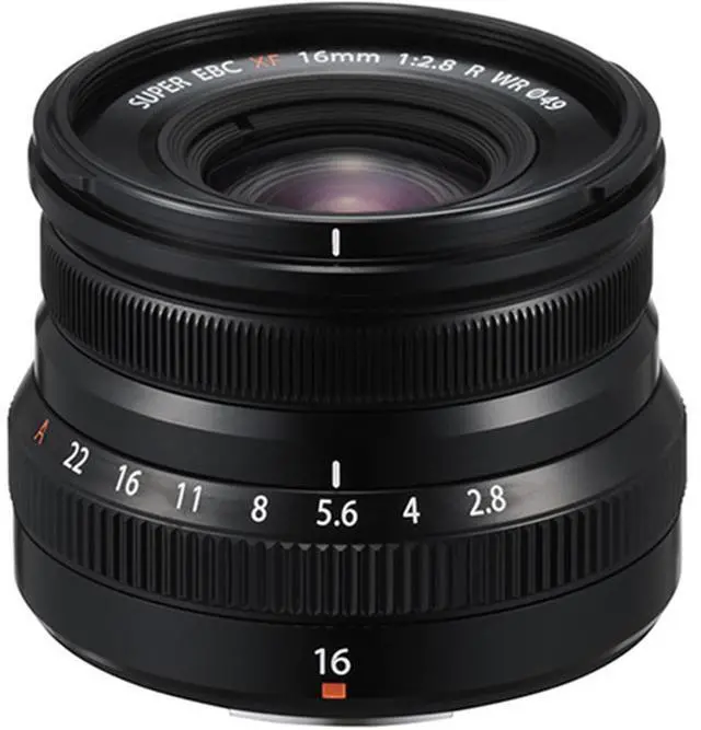 Main image of Fujifilm XF 16mm f/2.8 R WR (Weather Resistant) Lens, Fujifilm X Mount, Black
