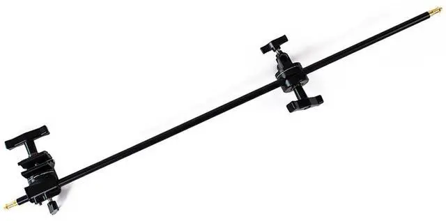 Main image of Savage 40" Stainless Steel Chrome/Black Grip Arm with Gobo Clamps