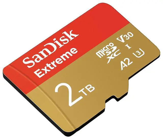 Alt view image 7 of 8 - SanDisk Extreme 2TB microSDXC Memory Card Model SDSQXAV-2T00-GN6MA