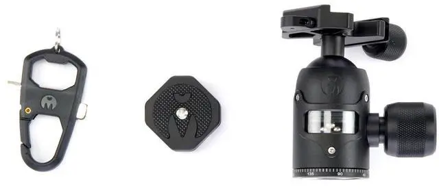Alt view image 5 of 5 - 3 Legged Thing AirHed Vu Ball Head with Standard Twist Clamp, Darkness