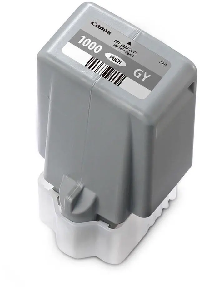 Alt view image 4 of 4 - Canon 2 Pack PFI-1000GY Gray LUCIA PRO ink for imagePROGRAF PRO-1000