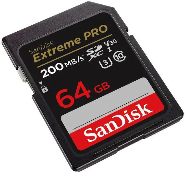 Alt view image 6 of 13 - SanDisk Extreme PRO 64 GB Class 10/UHS-I (U3) V30 SDXC - SDSDXXU-064G-ANCIN