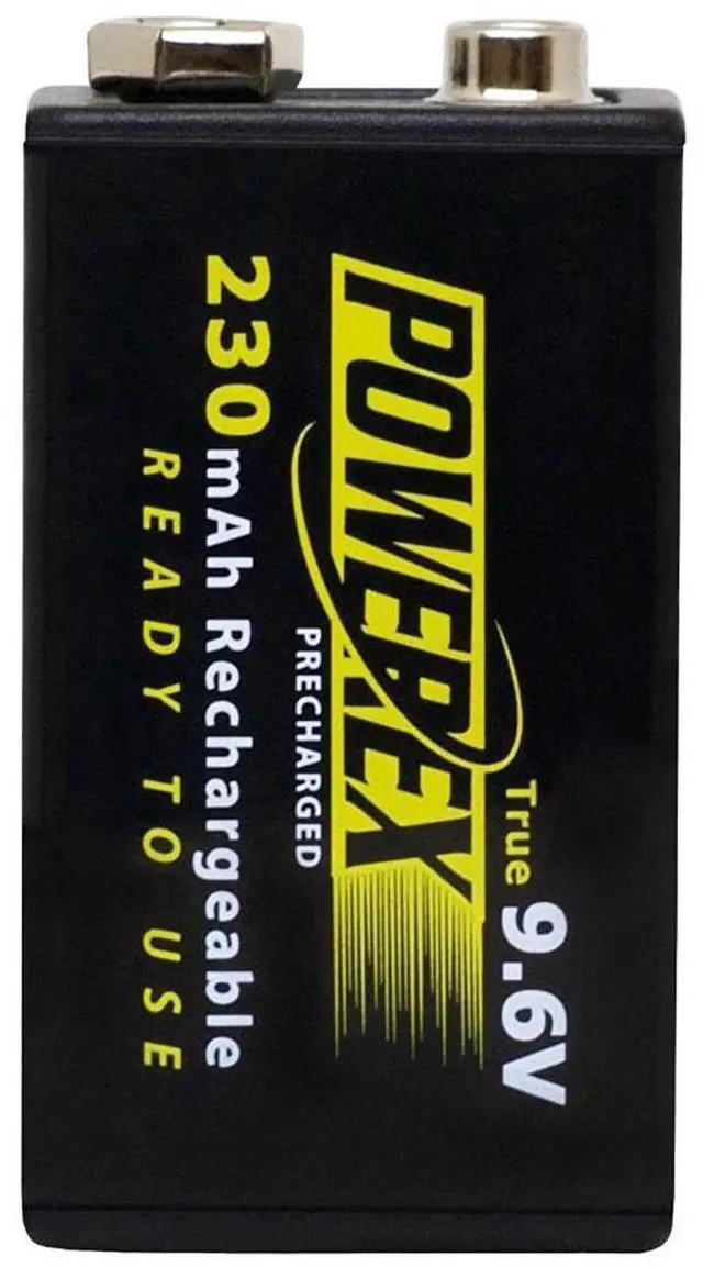 Alt view image 3 of 4 - Maha Powerex MHR9VP 1-pack 230mAh 9V Ni-MH Rechargeable Batteries