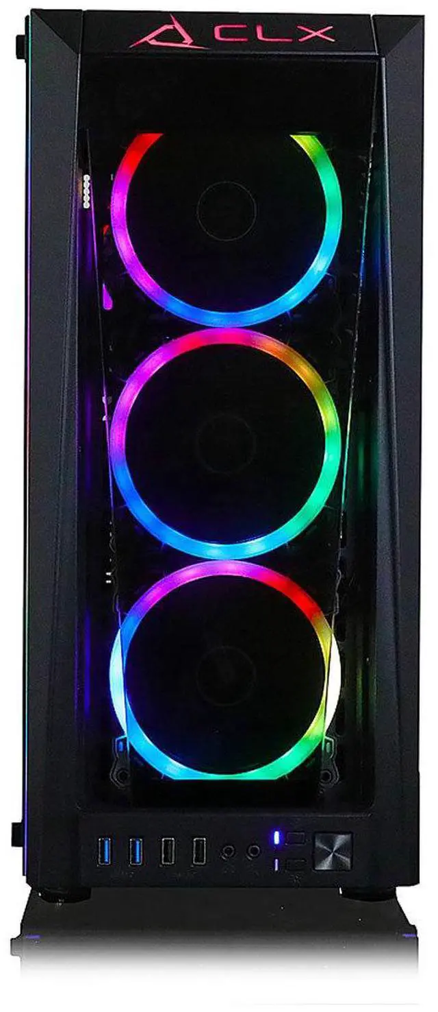 Alt view image 16 of 18 - CLX SET Gaming Desktop - Liquid Cooled AMD Ryzen 9 5900X 3.7GHz 12-Core Processor, 32GB DDR4 Memory, GeForce RTX 3060 12GB GDDR6 Graphics, 500GB SSD, 4TB HDD, WiFi, Windows 11 Home 64-bit