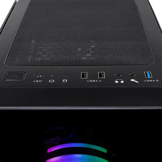 Alt view image 12 of 15 - CLX SET Gaming Desktop - AMD Ryzen 7 5700G 3.8GHz 8-Core Processor, 16GB DDR4 Memory, Radeon Vega 8 2GB Shared Graphics 1TB NVMe M.2 SSD, WiFi, Win 11 Home 64-bit
