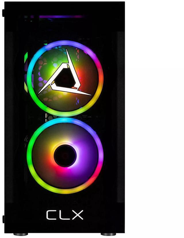 Alt view image 9 of 11 - CLX SET Gaming Desktop - AMD Ryzen 5 5500 3.6GHz 6-Core Processor, 16GB DDR4 Memory, GeForce RTX 4060 8GB GDDR6 Graphics 1TB NVMe M.2 SSD,  WiFi, Win 11 Home 64-bit