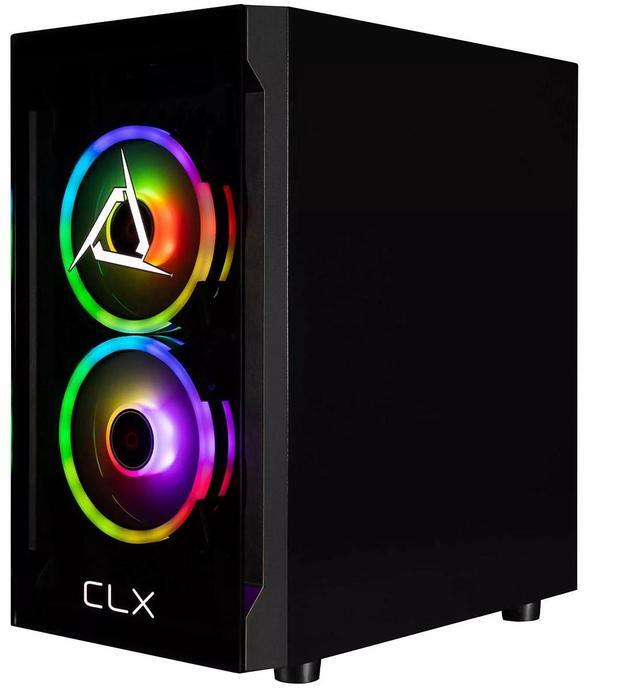 Alt view image 11 of 11 - CLX SET Gaming Desktop - AMD Ryzen 5 5500 3.6GHz 6-Core Processor, 16GB DDR4 Memory, GeForce RTX 4060 8GB GDDR6 Graphics 1TB NVMe M.2 SSD,  WiFi, Win 11 Home 64-bit