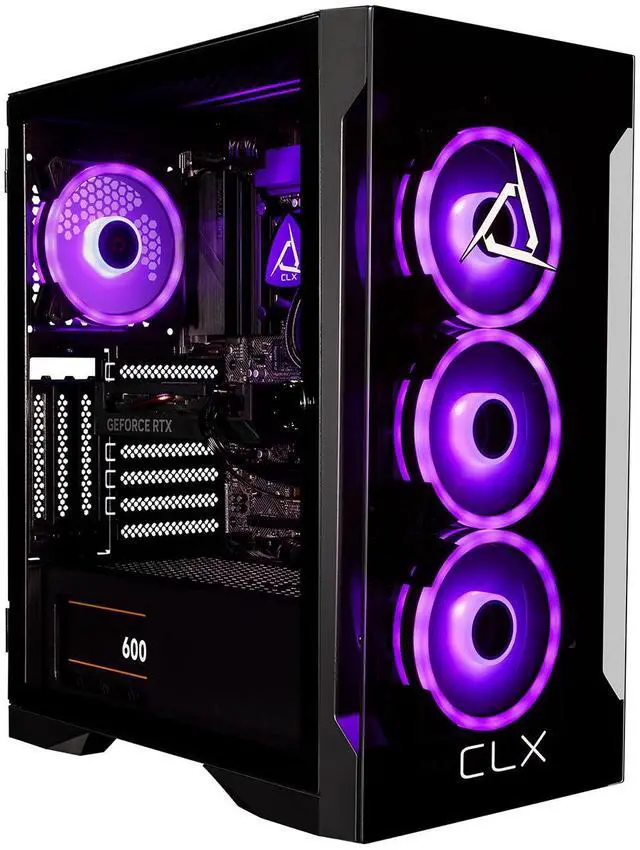 Alt view image 8 of 11 - CLX SET Gaming Desktop - Intel Core i7 13700KF 3.4GHz 16-Core Processor, 32GB DDR5 Memory, GeForce RTX 4060 8GB GDDR6 Graphics 1TB NVMe M.2 SSD, 4TB HDD, WiFi, Win 11 Home 64-bit