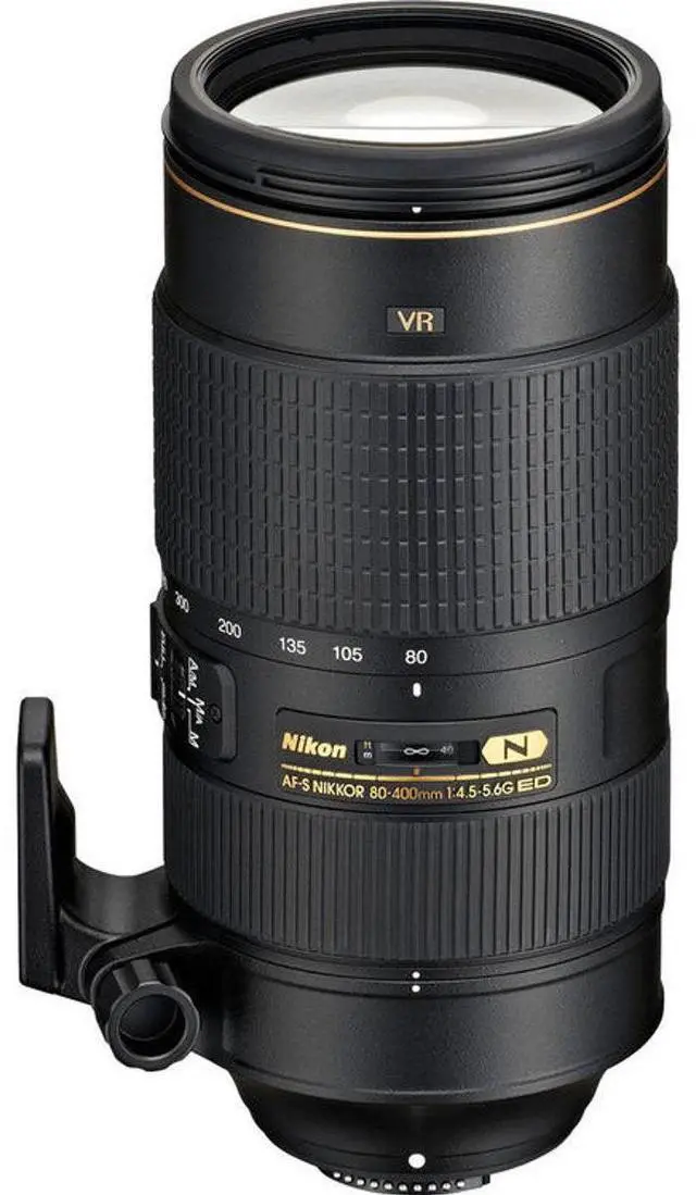 Alt view image 12 of 12 - Nikon 2208 SLR Lenses AF-S NIKKOR 80-400mm f/4.5-5.6G ED VR Lens Black
