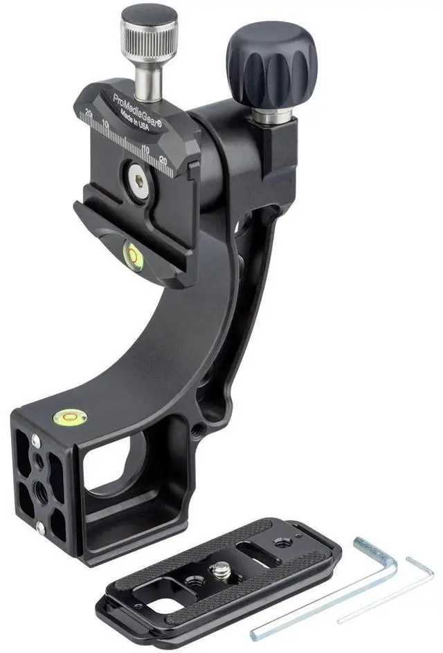 Alt view image 5 of 7 - ProMediaGear GT2 Tomahawk Gimbal Attachment for Ball Heads