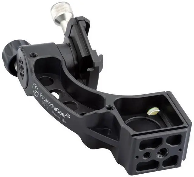 Alt view image 3 of 7 - ProMediaGear GT2 Tomahawk Gimbal Attachment for Ball Heads