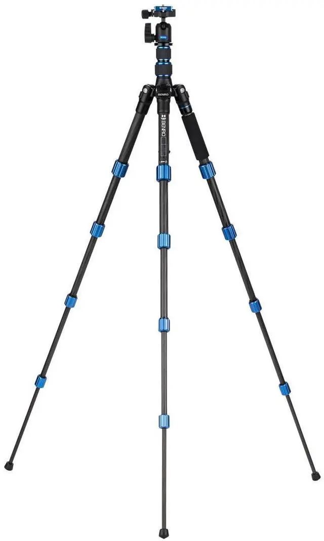 Alt view image 2 of 20 - Benro FSL09CN00 Carbon Fiber Slim Travel Tripod Kit W/ Arca Ball Head